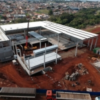 Obras Industriais: Construção da Nova Loja Stock Atacado, do Grupo CSD, na Av. Brasília em Londrina